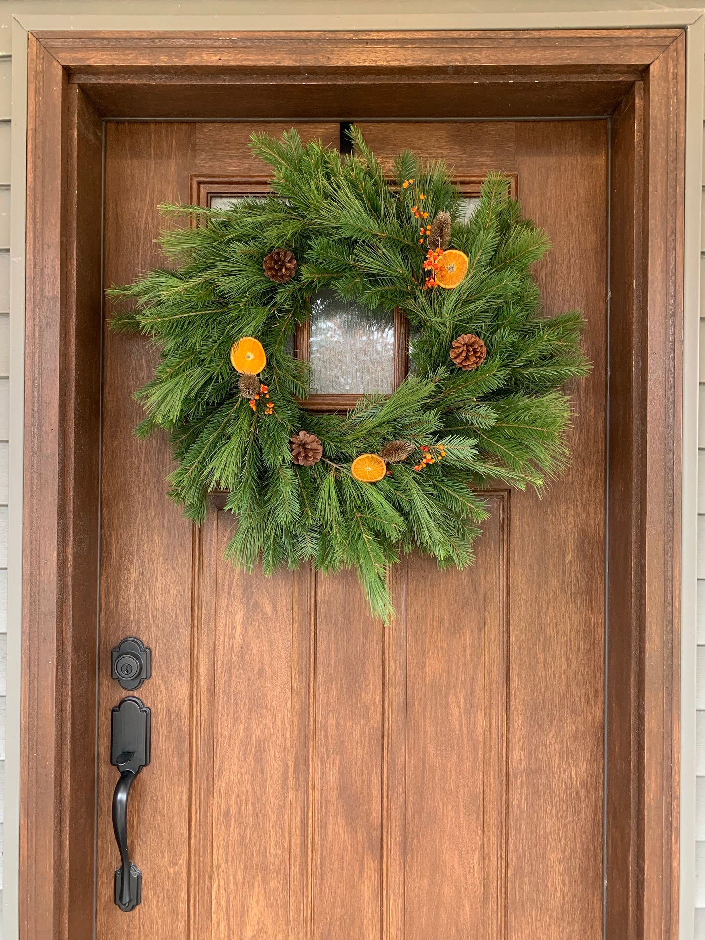 Farmhouse Christmas Wreath 24” - Hickory View Farms, LLC