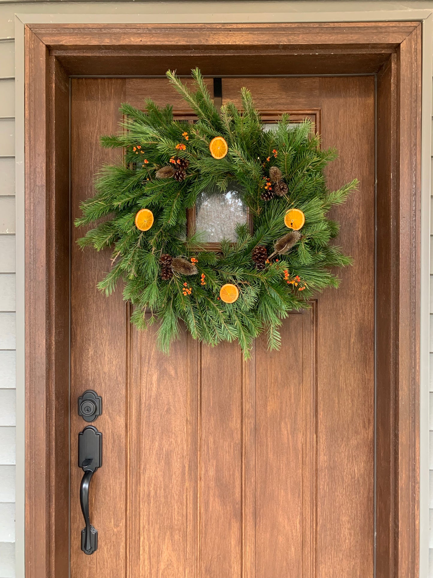 Farmhouse Christmas Wreath 24” - Hickory View Farms, LLC