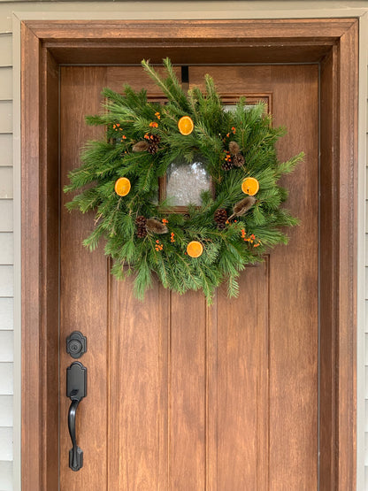 Farmhouse Christmas Wreath 24” - Hickory View Farms, LLC